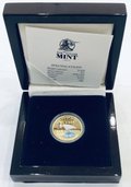 Монета 10 долларов 2001 Дикая природа Азии - Малая колпица Острова Кука