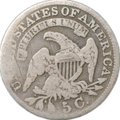 Монета 5 центов 1830 Liberty Cap Half Dime США