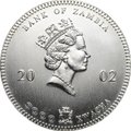 Монета 5000 квач 2002 Африканская природа - Слоны Замбия