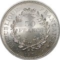 Монета 50 франков 1974 Геркулес Франция
