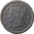 Монета 1 цент 1846 Liberty Head Cent США
