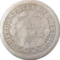 Монета 1/2 дайма 1853 Стрелки около даты США