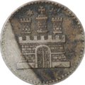 Монета 1 дрейлинг 1855 Гамбург
