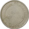 Монета 2 сентаво 1871 Чили