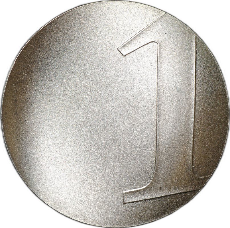 Монета 1 франк 2001 Последний Франк Франция
