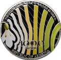 Монета 1000 драм 2010 Растения - Подснежник Артющенко Армения