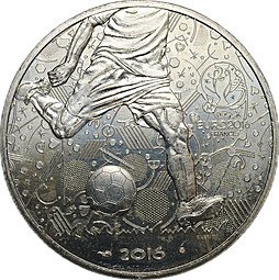 фото для Монета 10 евро 2016 Чемпионат Европы по футболу 2016 удар по мячу Франция Аверс