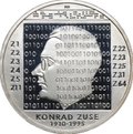 Монета 10 евро 2010 100 лет со дня рождения Конрада Цузе Германия