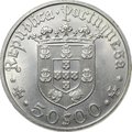 Монета 50 эскудо 1968 500 лет со дня рождения Педру Алвариша Кабрала Португалия
