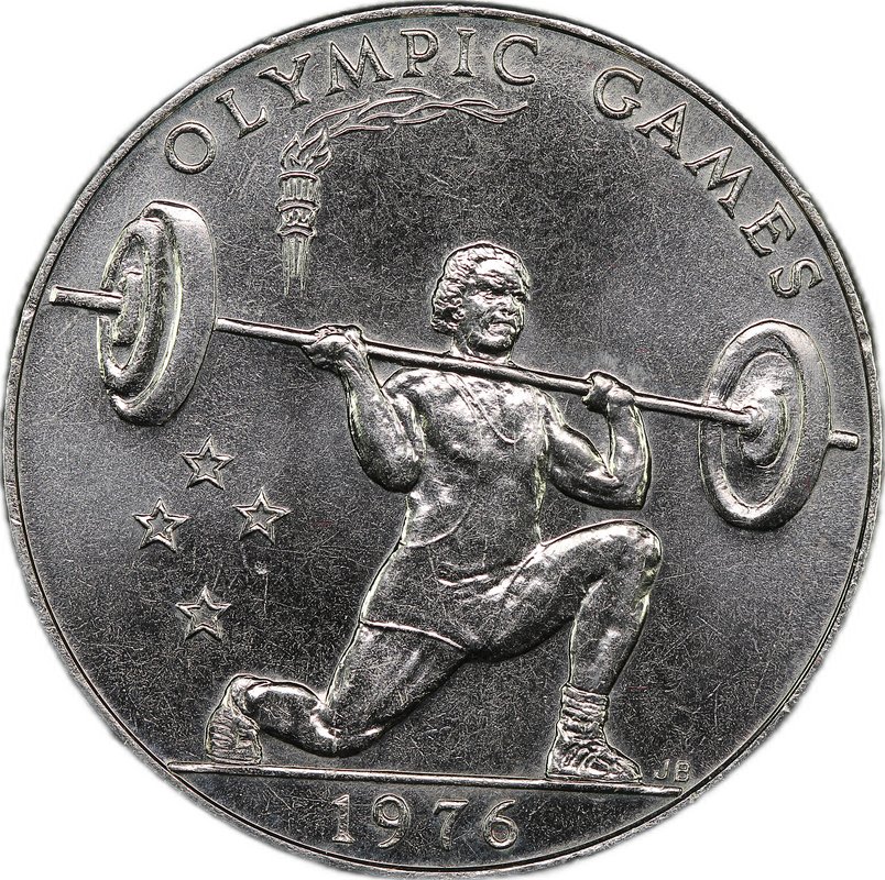 Монета 1 тала 1976 XXI Летние Олимпийские игры 1976, Монреаль Самоа