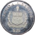 Монета 25 тала 1986 Кон-Тики Самоа