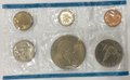 Набор монет 1,5,10 центов, 1/4, 1/2, 1 доллар 1976 медно-никель 200 лет Независимости США