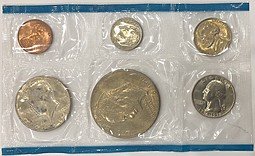 фото для Набор монет 1,5,10 центов, 1/4, 1/2, 1 доллар 1976 медно-никель 200 лет Независимости США Аверс