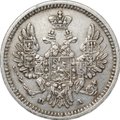 Монета 5 копеек 1851 СПБ ПА