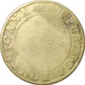 Монета 1/4 реала 1848 Доминикана