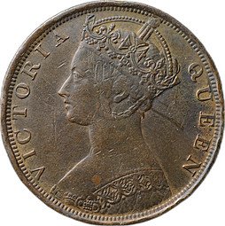 фото для Монета 1 цент 1901 H Гонконг Аверс