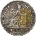 Монета 1 реал 1912 Гватемала