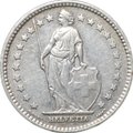 Монета 1 франк 1914 Швейцария