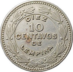фото для Монета 10 сентаво 1954 Гондурас Аверс