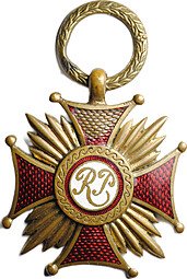 фото для Знак отличия Крест Заслуги I степени Польша 1920/1930 Аверс