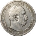 Монета 5 марок 1875 В Пруссия Германия
