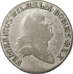 фото для Монета 4 гроша 1796 Пруссия Аверс