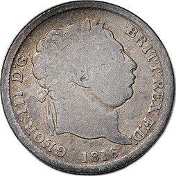 фото для Монета 1 шиллинг 1816 Великобритания  Аверс