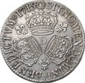 Монета 1 экю 1715 D Людовик XIV Франция