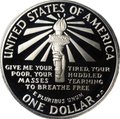 Монета 1 доллар 1986 S 100 лет статуе Свободы Остров Эллис PROOF США