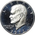 Монета 1 доллар 1972 S Эйзенхауэра серебро США