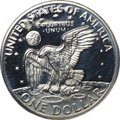 Монета 1 доллар 1972 S Эйзенхауэра серебро США