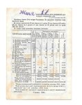 Лотерейный билет 1 рубль 1941 ОСОАВИАХИМ 15-я всесоюзная лотерея