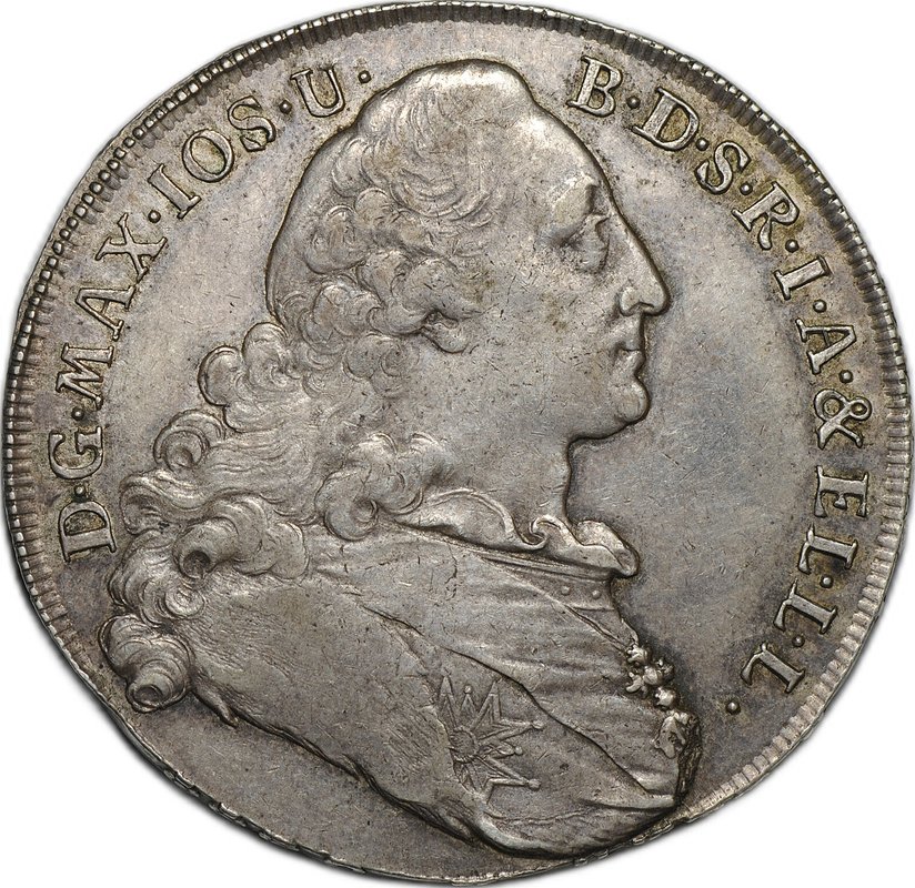 Монета 1 талер 1771 Бавария