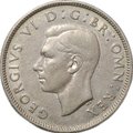 Монета 2 шиллинга (флорин) 1943 Великобритания