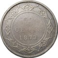 Монета 50 центов 1873 Ньюфаундленд