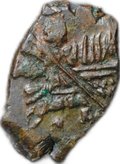 Монета Копейка медная 1655-1663 МД Алексей Михайлович Москва Новый двор Медный бунт