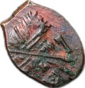 Монета Копейка медная 1655-1663 о/М Алексей Михайлович Москва Старый двор Медный бунт