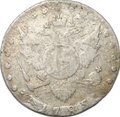 Монета 15 копеек 1785 СПБ слаб CPRC VF Det.