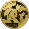 Монета 100 юаней 2008 Панда Китай