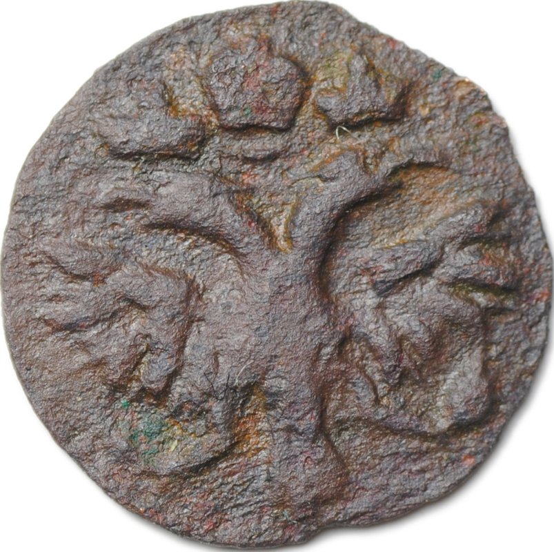 Монета Полушка 1719 ВРП