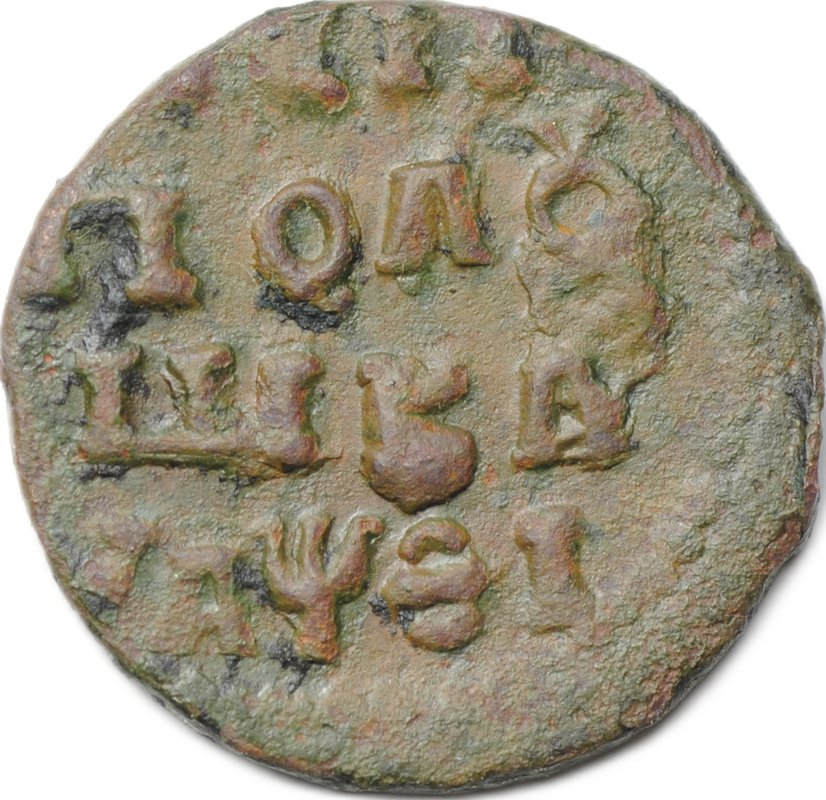 Монета Полушка 1719 НД славянская дата АѰѲI