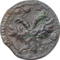 Монета Полушка 1720 НД славянская дата АѰК