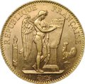 Монета 100 франков 1909 Франция