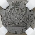 Монета Денга 1769 КМ Сибирская слаб ННР MS 62 BN