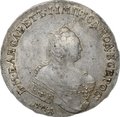Монета 1 Рубль 1755 ММД МБ слаб ННР AU 53