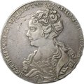 Монета 1 Рубль 1726 Московский тип, портрет влево