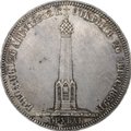 Монета 1 рубль 1839 Бородино Открытие Памятника-часовни на Бородинском поле слаб ННР AU 53