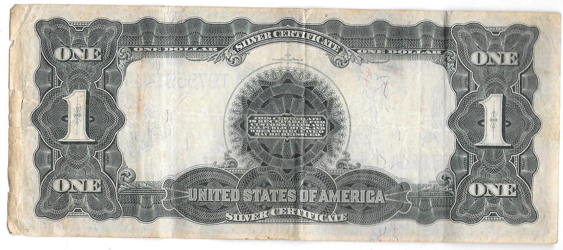 Банкнота 1 доллар 1899 Серебряный сертификат США