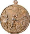 Медаль 1913 1000 лет Битве у Мульвийского моста (Сим победиши) Пий X Ватикан