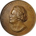 Медаль 1889 А.Г. Рубинштейн в память 50 летия музыкальной деятельности бронза